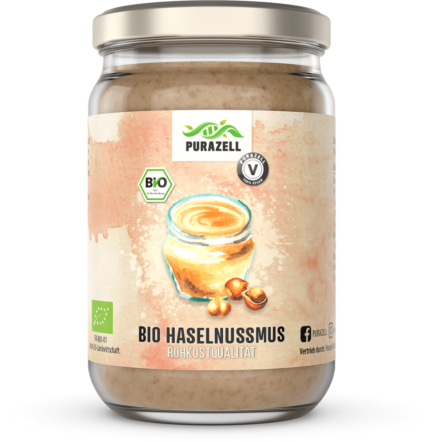 Bio-Haselnussmus-250g