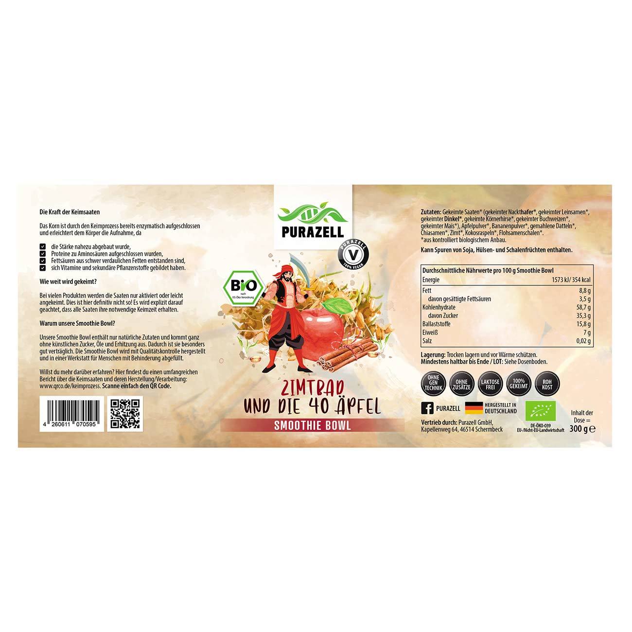 SmoothieBowl-Zimtbad-Etikett