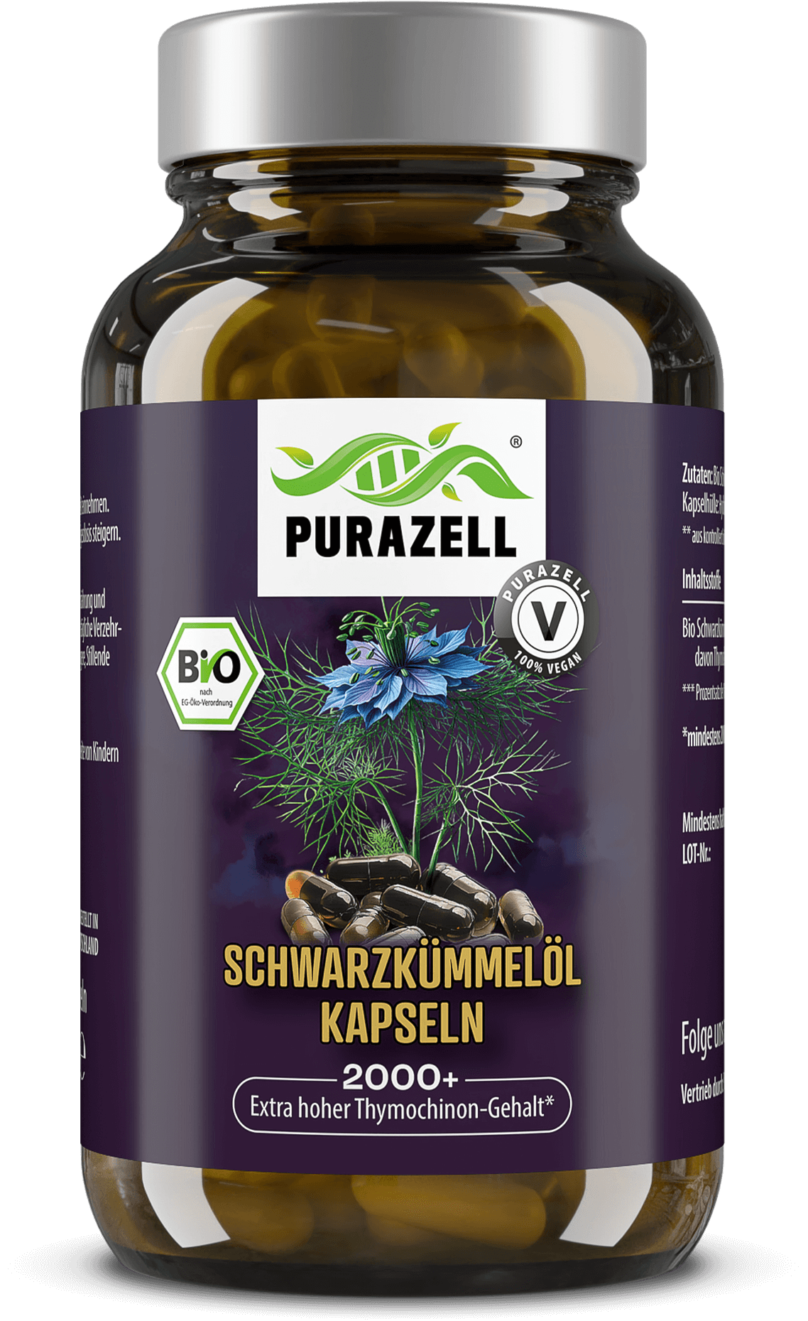Bio Schwarzkümmelöl-Kapseln 2000